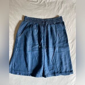 Street One women's medium blue pull on skirt